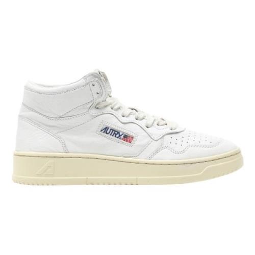 Hoge Top Medalist Sneakers Autry , White , Dames