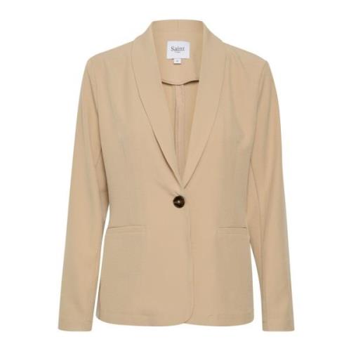 Celestsz Blazer Jas Cement Saint Tropez , Beige , Dames