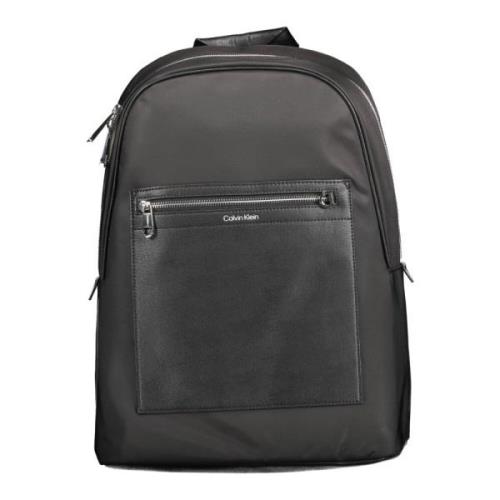 Zwarte Heren Rugzak met Laptopvak Calvin Klein , Black , Heren