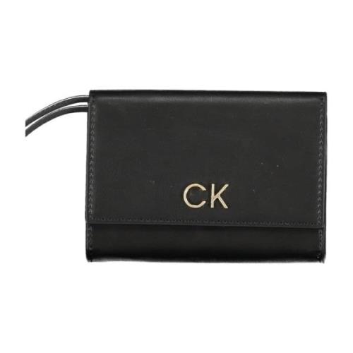 Zwarte Damesportemonnee met Ritsportemonnee Calvin Klein , Black , Dam...