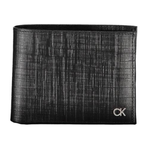 Heren Portemonnee Zwart Rfid Blokkering Calvin Klein , Black , Heren