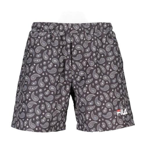 Heren Zwemboxer Seoul AOP Fila , Black , Heren