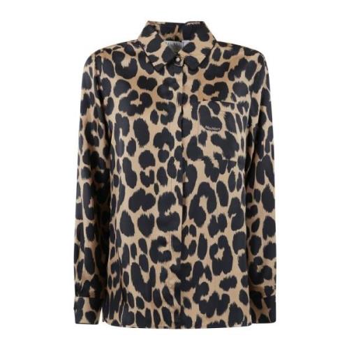 Stijlvolle Camel Shirt voor Vrouwen Max Mara , Brown , Dames