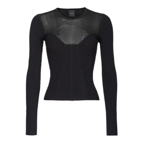 Long Sleeve Tops Pinko , Black , Dames