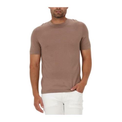 Heren Polo T-shirt Valentin 420071 Drykorn , Beige , Heren