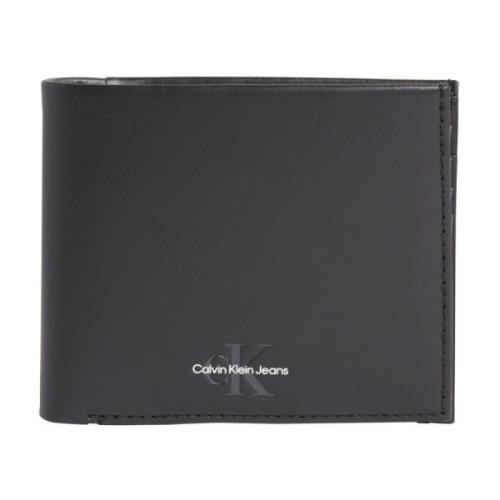 Zachte muntportemonnees - Zwart Calvin Klein Jeans , Black , Heren