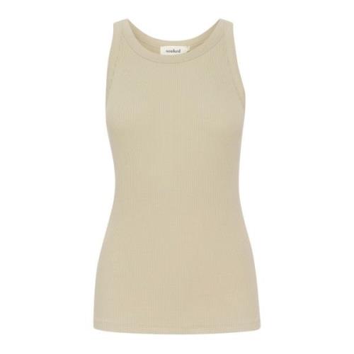 Groene Tanktop Slsimone Spray Soaked in Luxury , Green , Dames