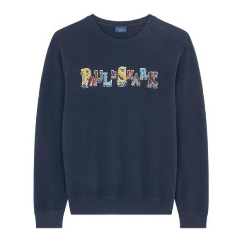 Stijlvolle Sweater voor Mannen Paul & Shark , Blue , Heren