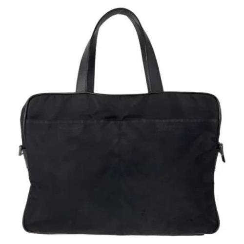 Pre-owned Canvas prada-bags Prada Vintage , Black , Dames