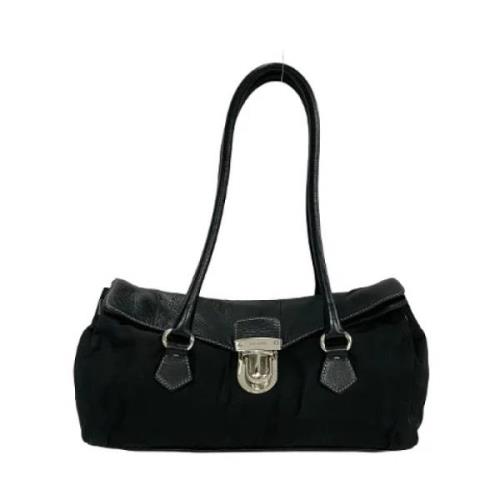 Pre-owned Canvas prada-bags Prada Vintage , Black , Dames