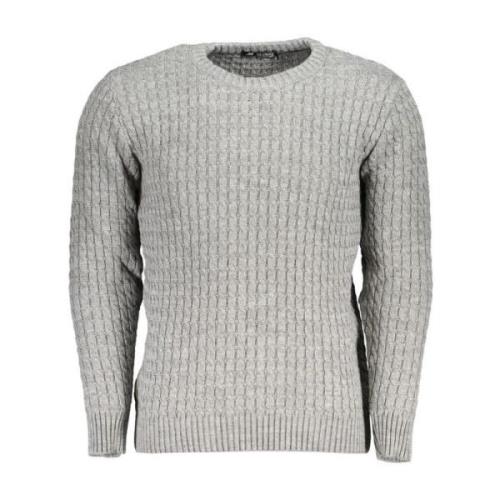 Twisted Logo Crew Neck Sweater U.s. Polo Assn. , Gray , Heren