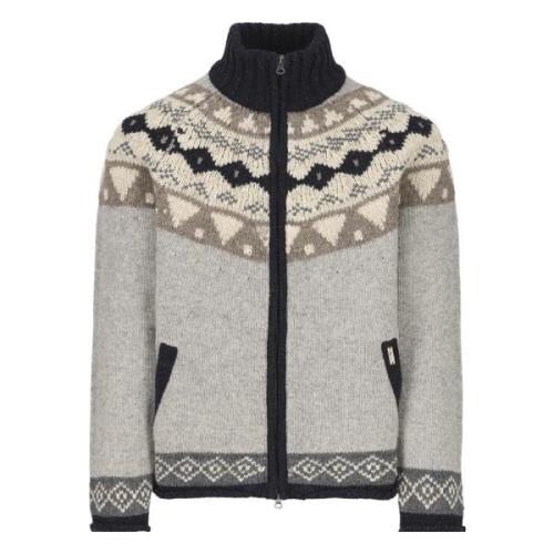 Jacquard Cardigan voor Stijlvolle Look Luis Trenker , Multicolor , Her...