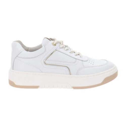 Leren Dames Sneakers Nerogiardini , White , Dames