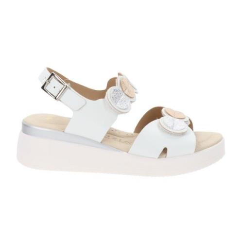 Dames sandalen van imitatieleer Cinzia Soft , White , Dames