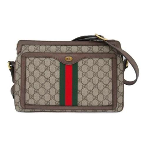 Pre-owned Canvas gucci-bags Gucci Vintage , Brown , Dames