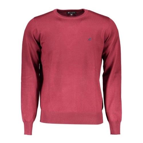 Rode Geborduurde Sweater Herenmode U.s. Polo Assn. , Red , Heren