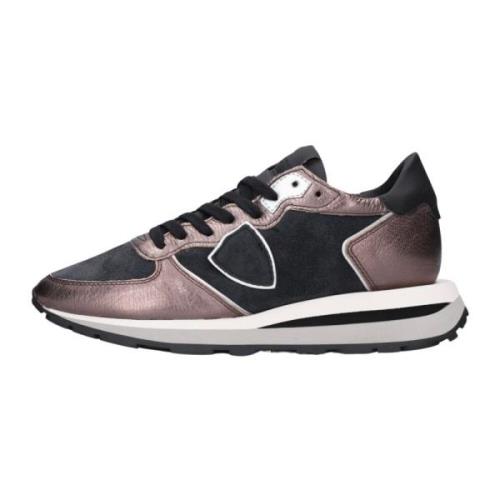 Bronze Low Top Sneakers Tropez Haute Philippe Model , Multicolor , Dam...