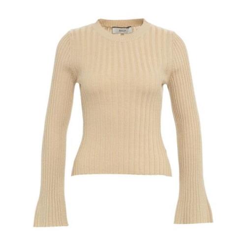 Gouden Gebreide Aw24 Handwas Akep , Beige , Dames