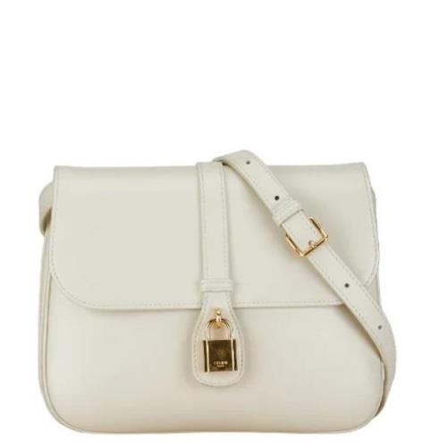 Pre-owned Leather celine-bags Celine Vintage , White , Dames