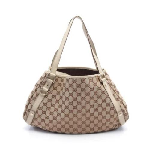 Pre-owned Canvas gucci-bags Gucci Vintage , Brown , Dames