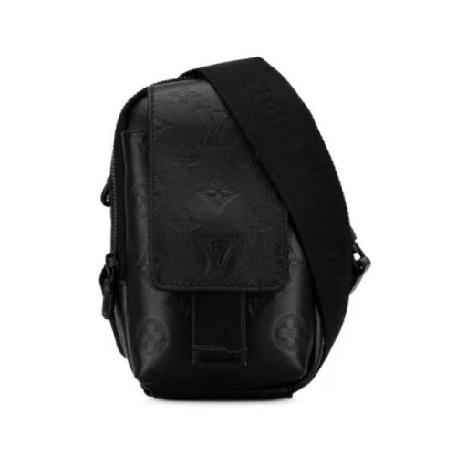 Pre-owned Leather louis-vuitton-bags Louis Vuitton Vintage , Black , D...