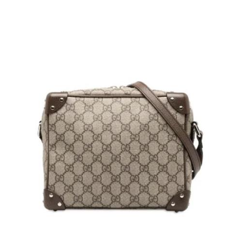 Pre-owned Canvas gucci-bags Gucci Vintage , Brown , Dames