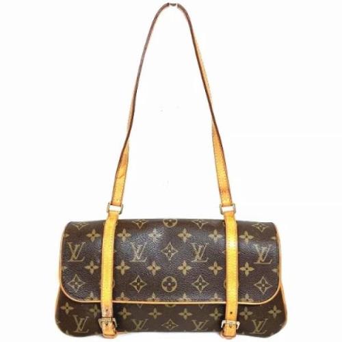 Pre-owned Canvas louis-vuitton-bags Louis Vuitton Vintage , Brown , Da...