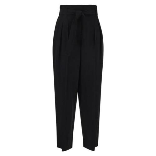 Straight Trousers IRO , Black , Dames