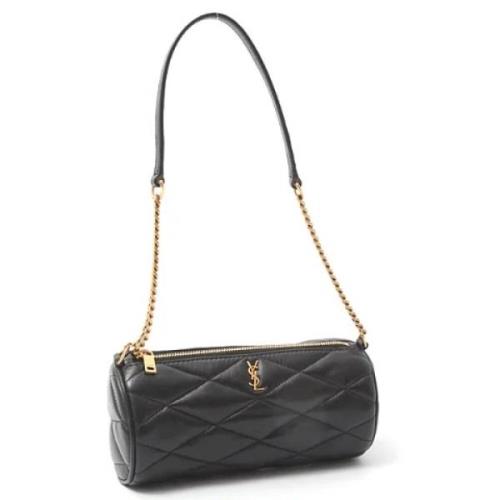 Pre-owned Leather shoulder-bags Yves Saint Laurent Vintage , Black , D...