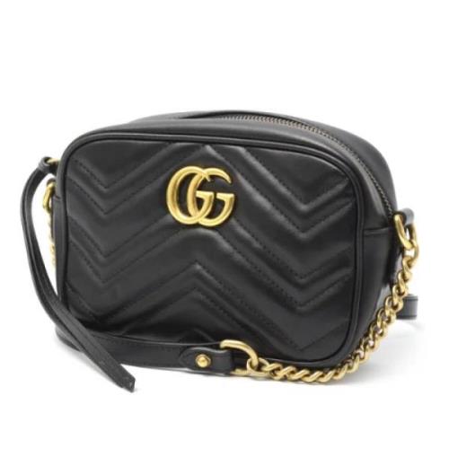 Pre-owned Leather gucci-bags Gucci Vintage , Black , Dames