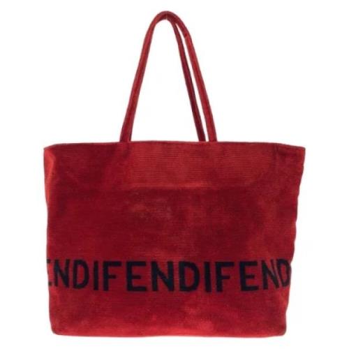 Pre-owned Canvas fendi-bags Fendi Vintage , Red , Dames