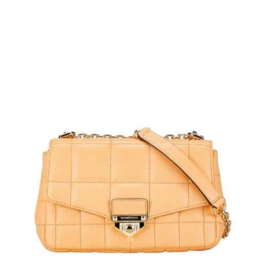 Pre-owned Leather shoulder-bags Michael Kors Pre-owned , Orange , Dame...