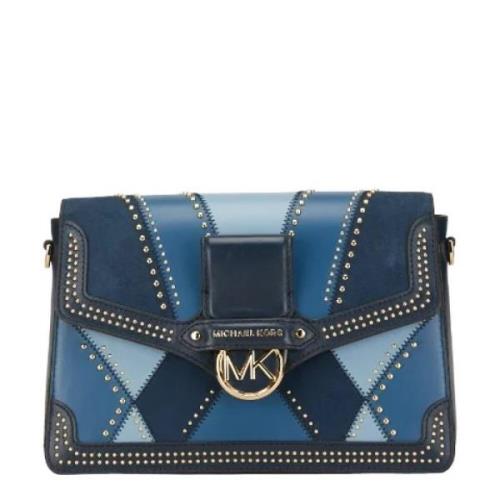 Pre-owned Leather shoulder-bags Michael Kors Pre-owned , Blue , Dames