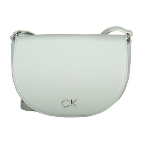 Blauwe Schoudertas met Verstelbare Band Calvin Klein , Blue , Dames