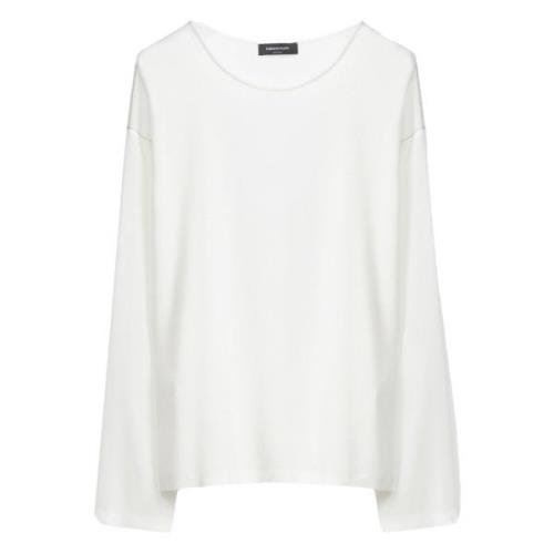 Elegante Zijden Blouse voor Vrouwen Fabiana Filippi , White , Dames