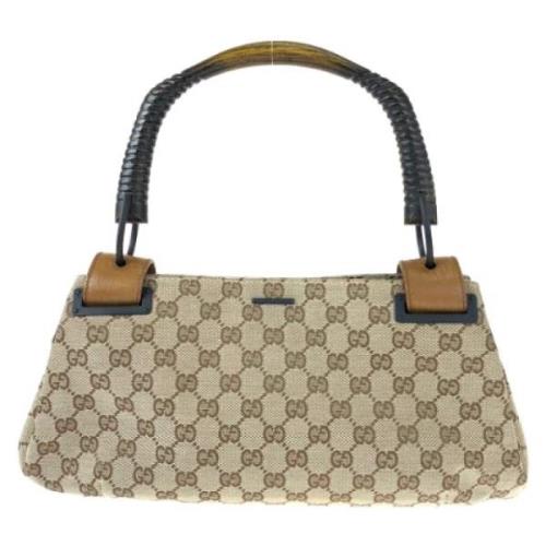 Pre-owned Canvas gucci-bags Gucci Vintage , Brown , Dames