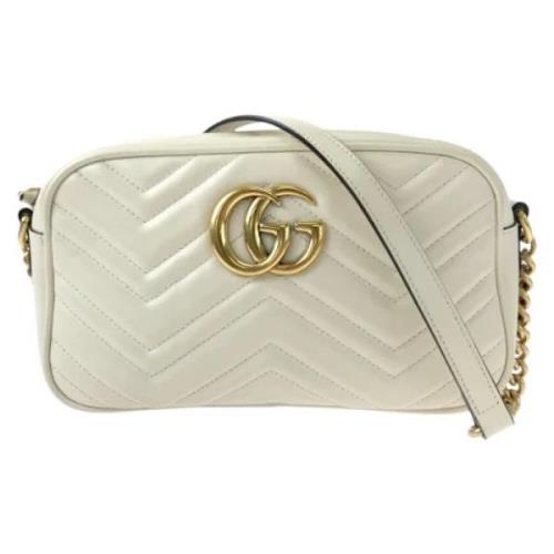 Pre-owned Leather gucci-bags Gucci Vintage , White , Dames