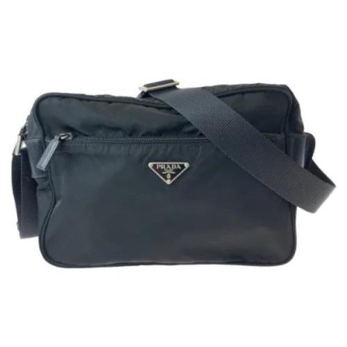 Pre-owned Canvas prada-bags Prada Vintage , Black , Dames