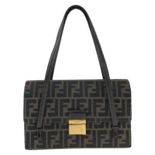 Pre-owned Canvas fendi-bags Fendi Vintage , Brown , Dames