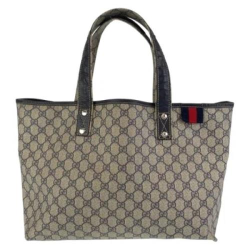 Pre-owned Canvas gucci-bags Gucci Vintage , Blue , Heren