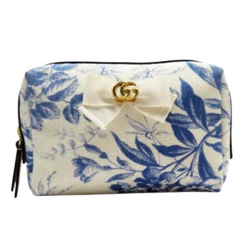 Pre-owned Canvas gucci-bags Gucci Vintage , Blue , Dames