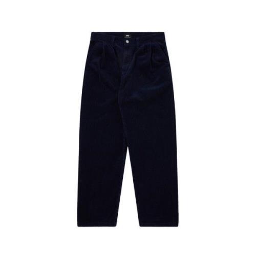 Maritieme Blauwe Corduroy Chino Broek Edwin , Blue , Heren