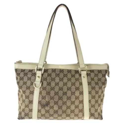 Pre-owned Canvas gucci-bags Gucci Vintage , Brown , Dames