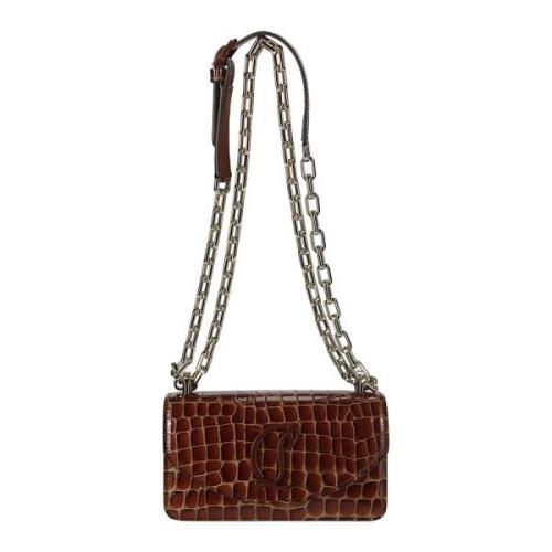 Ketting Crossbody Pochette Christian Louboutin , Brown , Dames