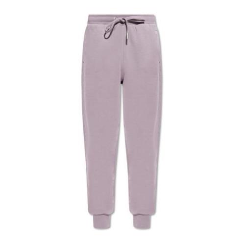 Sweatpants met logo Ami Paris , Purple , Heren