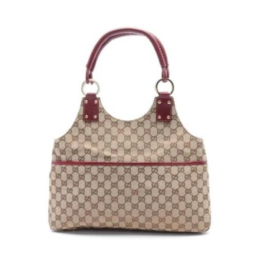 Pre-owned Canvas handbags Gucci Vintage , Brown , Dames