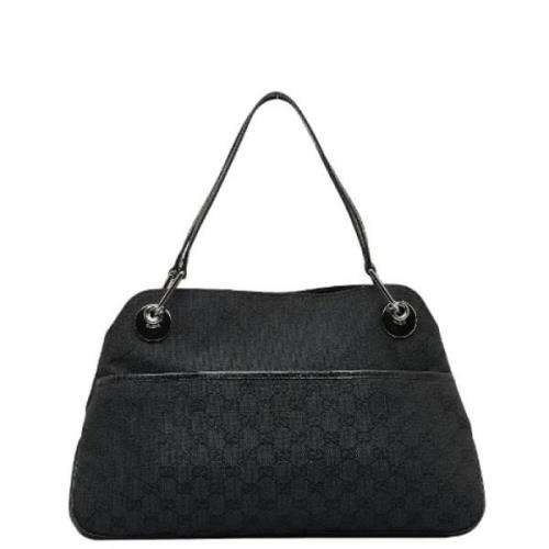 Pre-owned Canvas gucci-bags Gucci Vintage , Black , Dames