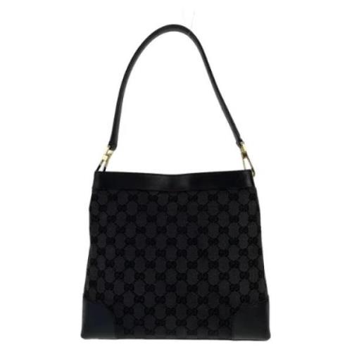 Pre-owned Canvas gucci-bags Gucci Vintage , Black , Dames