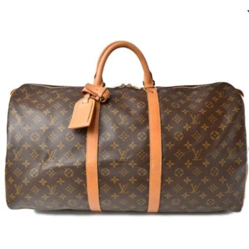 Pre-owned Canvas louis-vuitton-bags Louis Vuitton Vintage , Brown , Da...