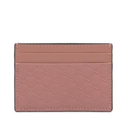 Pre-owned Leather wallets Gucci Vintage , Pink , Dames